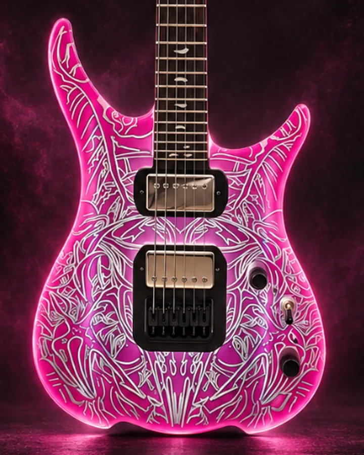 Table magenta ciselée (Première Lueur III)